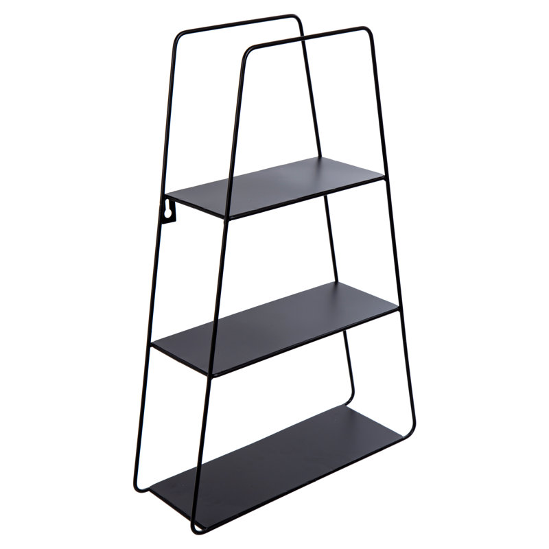 Ivy Bronx Leachville 3 Piece Metal Tiered Shelf with Adjustable Shelves